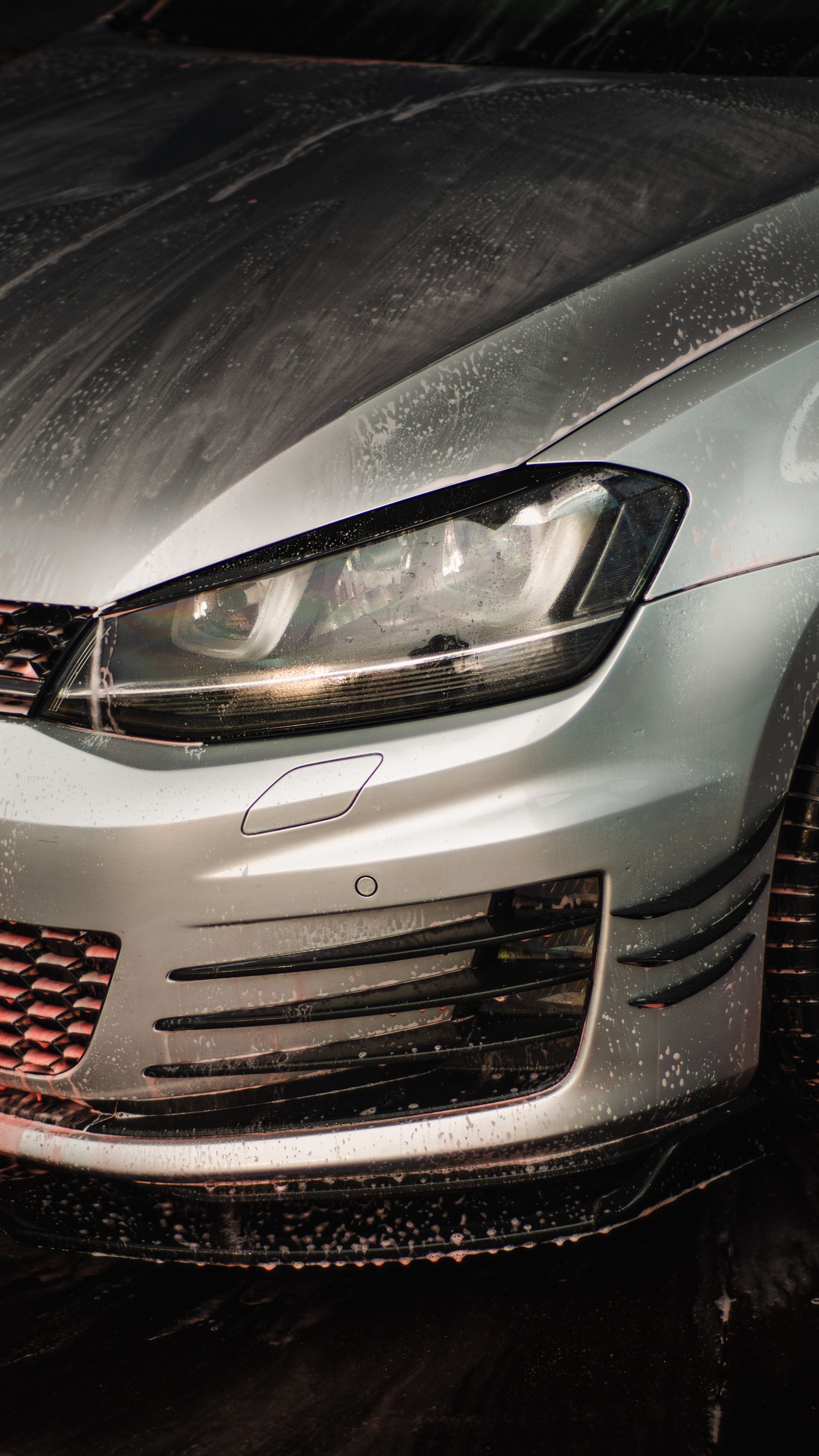 Professional window tinting results on luxury vehicle